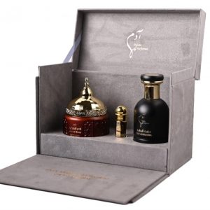 Box of 1 perfume + 1/4 oud + incense